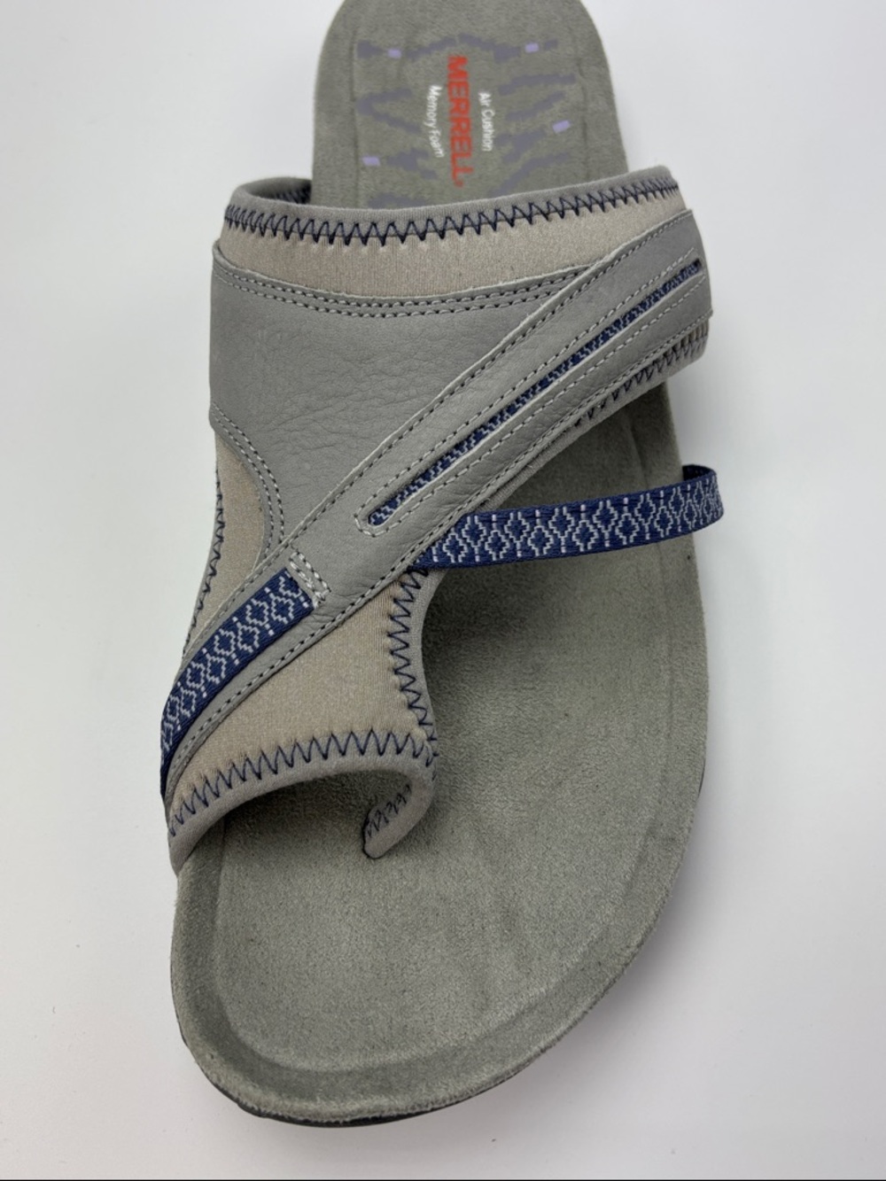 Merrell Gray Sleet Terran Thong Sandals - size 11 NEW - Picture 2 of 9